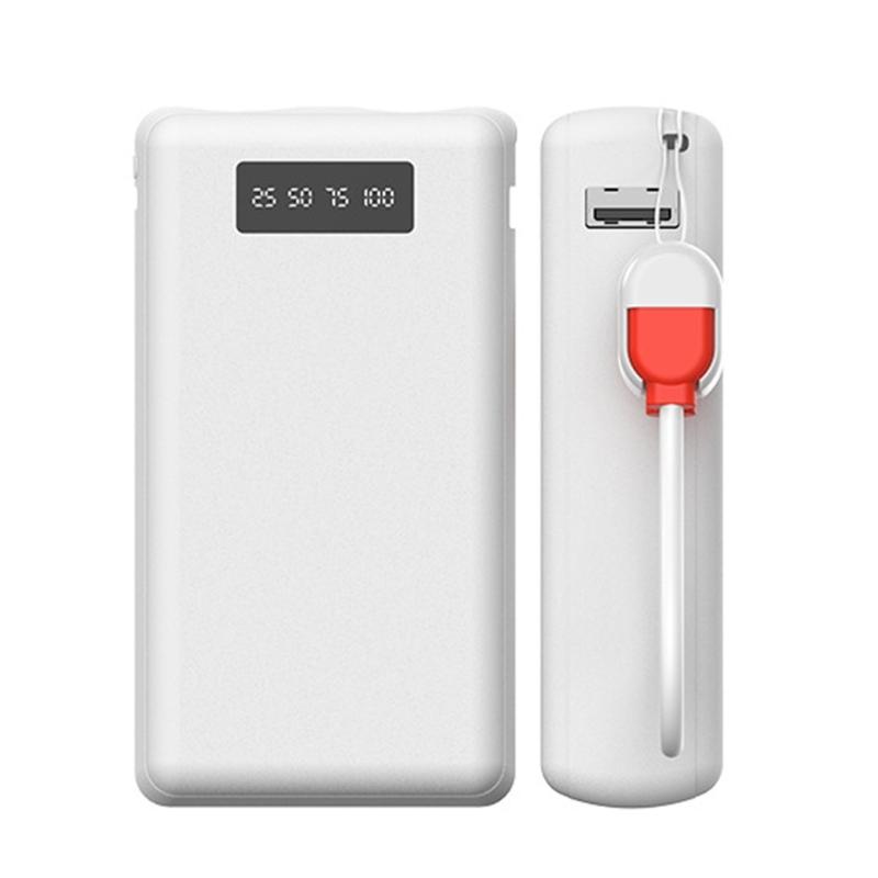 Lötfreies 21700 Powerbank-Kit 2 Akkusteckplätze Echtzeit-Leistungsanzeige Sicherheitsvorkehrungen ABS-Gehäuse Akku NICHT ENTHALTEN