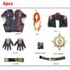 Mavuika Genshin Impact Pyro Archon Cosplay Costume Anime Game Role Party Play