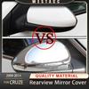 2 Stücke Chrom Auto Rückspiegel Abdeckung Schutz Aufkleber für Chevrolet Chevy Cruze 2009 - 2014 Seitenspiegel Dekoration