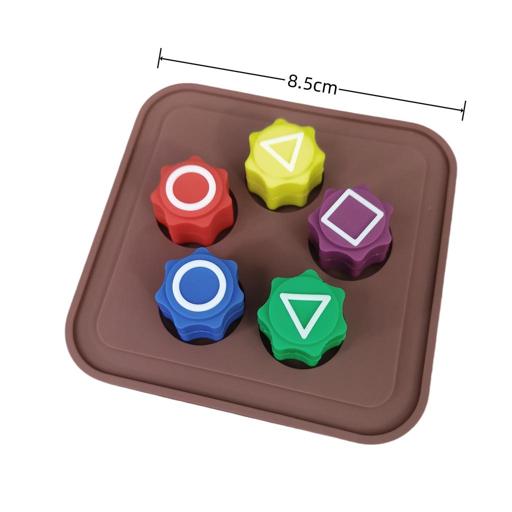 Korean Folk Game Sets Dice Party Game Props Square Circle Triangle Family Party Game Props Korean Play Hot decor