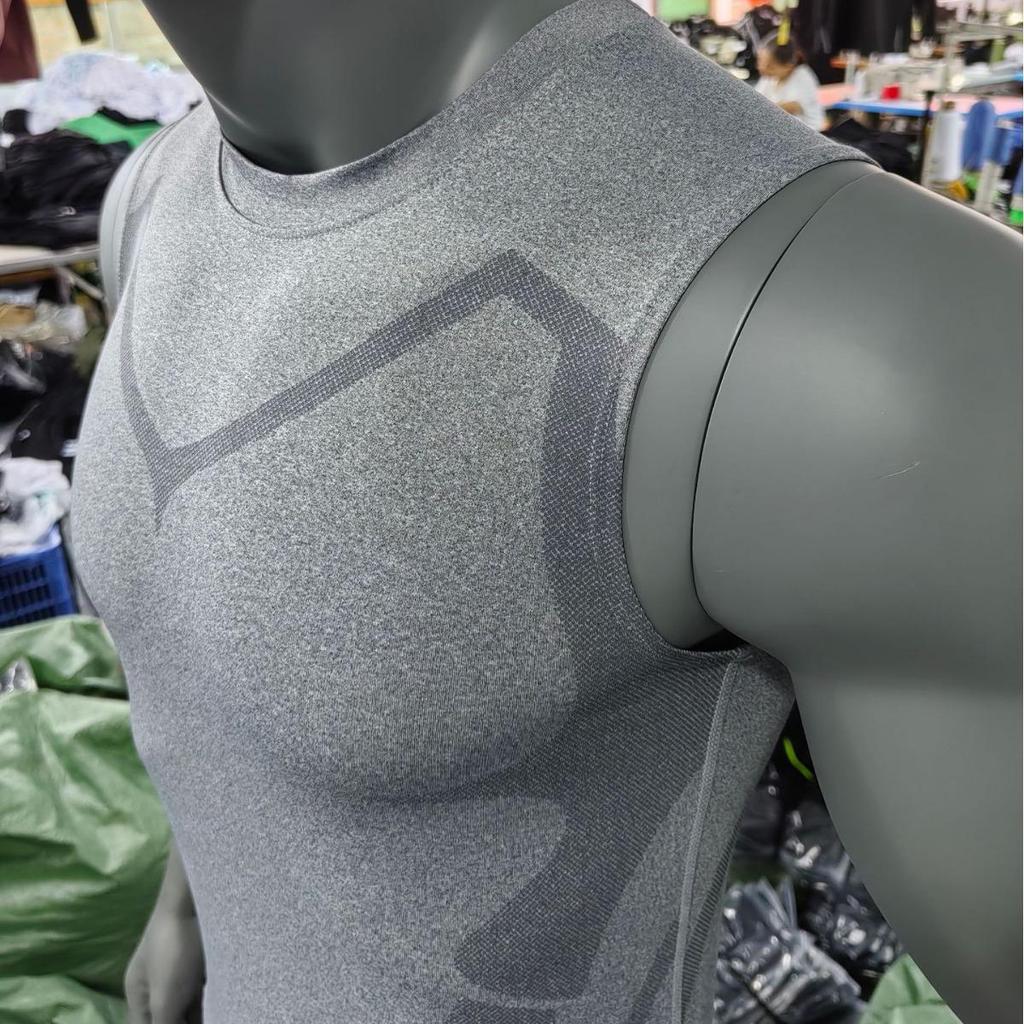 Chaleco Deportivo de Secado Rápido para Hombre de Corte Ajustado: Top de Fitness Transpirable, Sin Mangas y Elástico para Verano