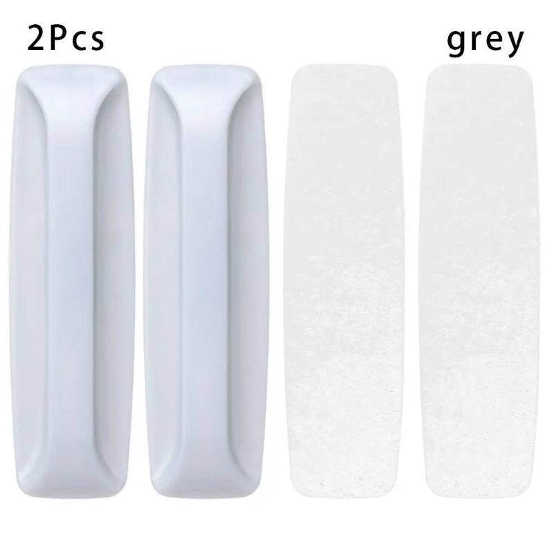Multi-purpose Colorful Cabinet Pulls Auxiliary Window Door Wardrobe Pulls Furniture Decor Self-adhesive Handles 2Pcs