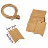 Kraft Paper Wavy Edge Hang Tags with Twine