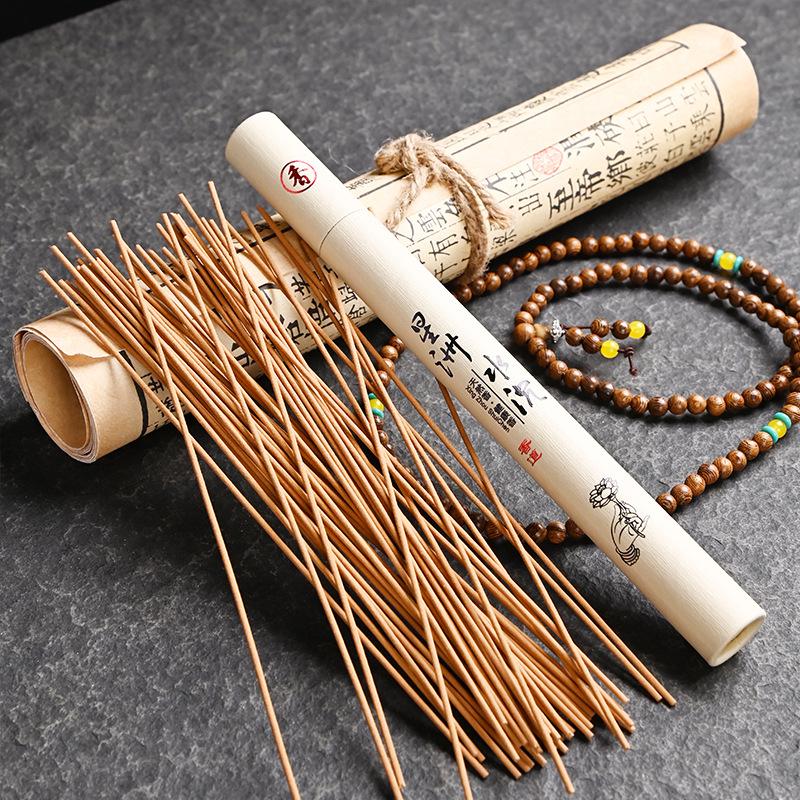 20g Indoor Incense Sticks: Sandalwood, Mugwort & Black Agarwood for Aromatherapy and Sleep Aid