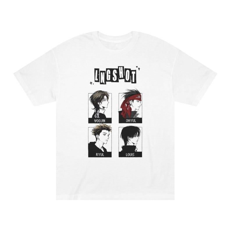 Summer Hot Sale Longshot Kpop T Shirt Unisex Y2K Gothic Hip Hop Harajuku Punk T-shirt Hip Hop Streetwear Oversized Tshirt Short Sleeve Casual Clothing