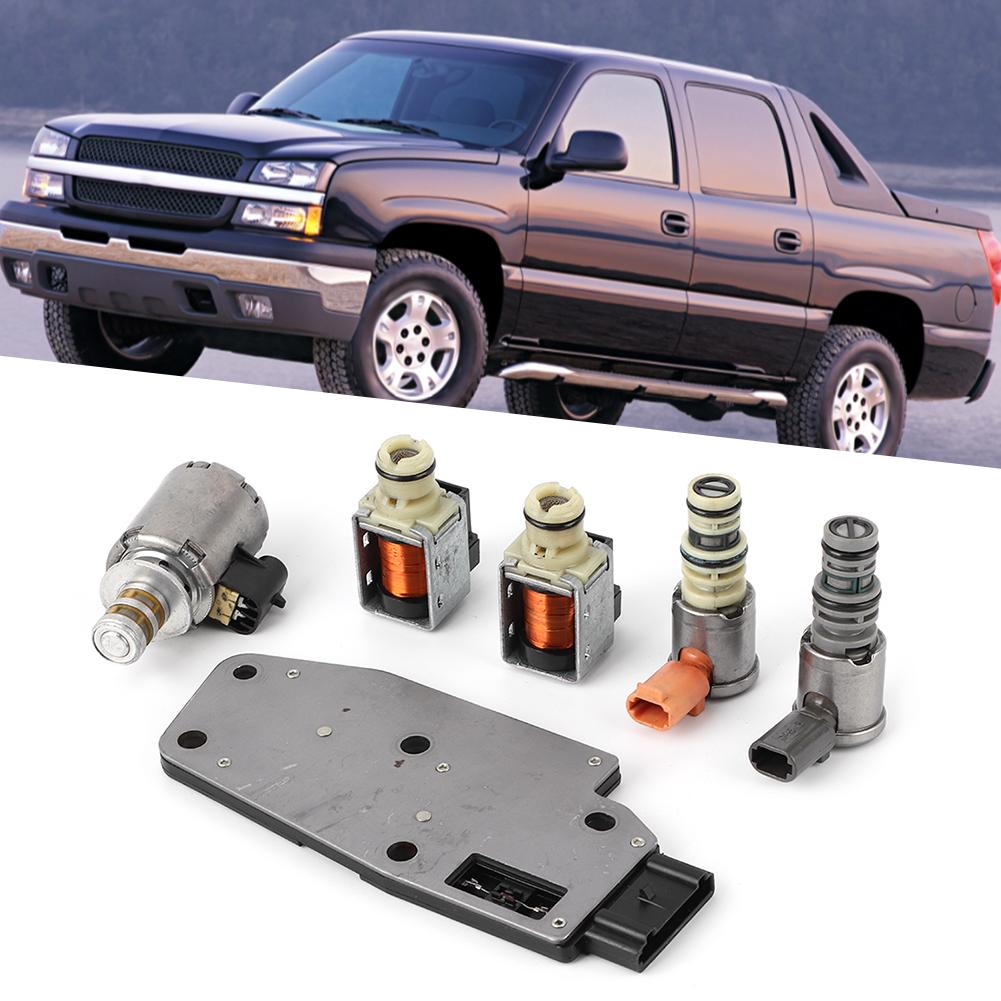 6-teiliges Set Getriebe Hauptmagnetventil-Kit Auto Ersatz 4L60E Passend für GM