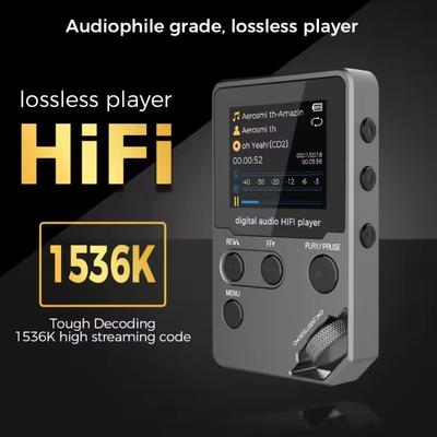 C5 8GB Lossless Bluetooth MP3 Musikplayer, Zinklegierungskörper, Drehregler, Kabellose Verbindung, UKW-Radio, Diktiergerät