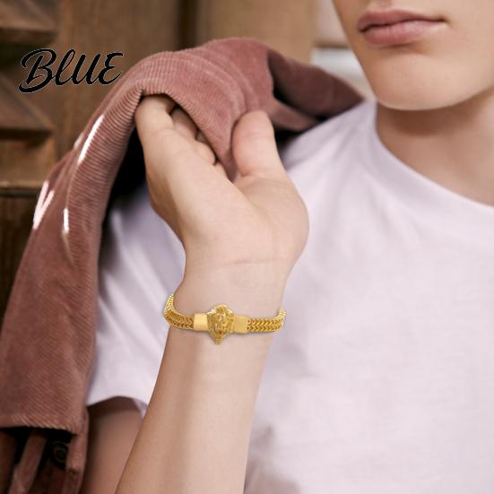 Decor Men Wristwear Bracelet Lion Hip Hop Style Formal Occasion