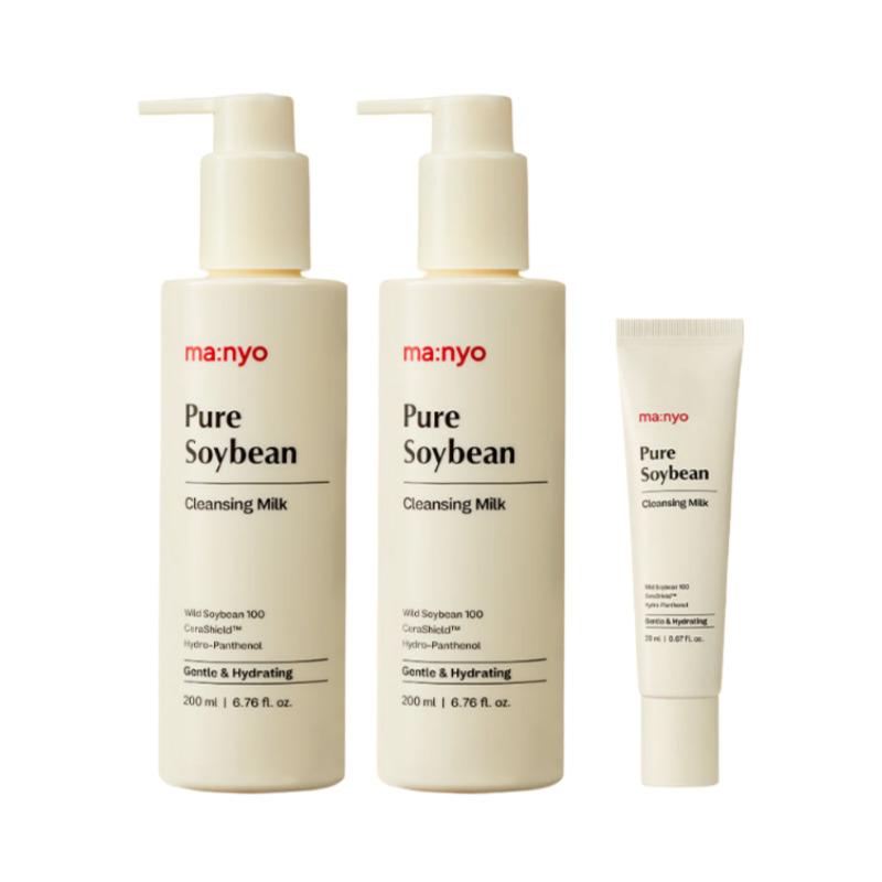 ma:nyo Pure Soybean Cleansing Milk 200ml × 2 + Milk 20ml Gift