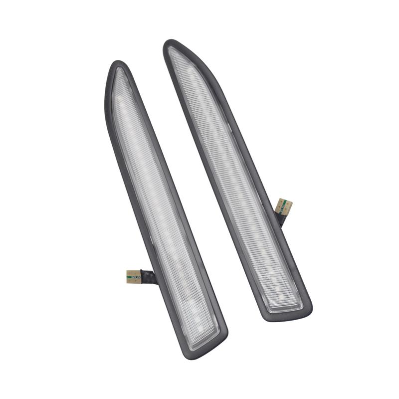2Pcs LED Dynamic Side Marker Turn Signal Light Sequential Blinker Lamps For Ford Mondeo 4 Mk4 Saloon Estate BA7 2007-2015