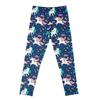 Girls' Cute Cartoon Print Sports Leggings - Stretchy and Stylish Tights