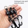 Fishing Magnetic Hanging Buckle Prevent Loss Keychain Hanging Carabiner Anti-falling Outdoor Mountaineering Anti-Drop Rope