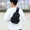 Retro Oxford Shoulder Bag Zipper Pocket Nylon Shoulder Bag Protable Chest Bag Men  Outdoor