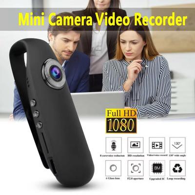 2025 New HD 1080P Mini Camera Back Clip Wearable Compact Body Cam Outdoor Security Sports DV Camcorder Motion Detection Video Recorder