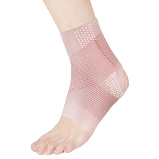 Ankle Support Brace Women Men Sleeve Foot Ankle Compression Brace with Adjustable L