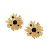 Waterproof Medieval Temperament Light Luxury High-end Earrings Irregular Personality Design French Stainless Steel Stud