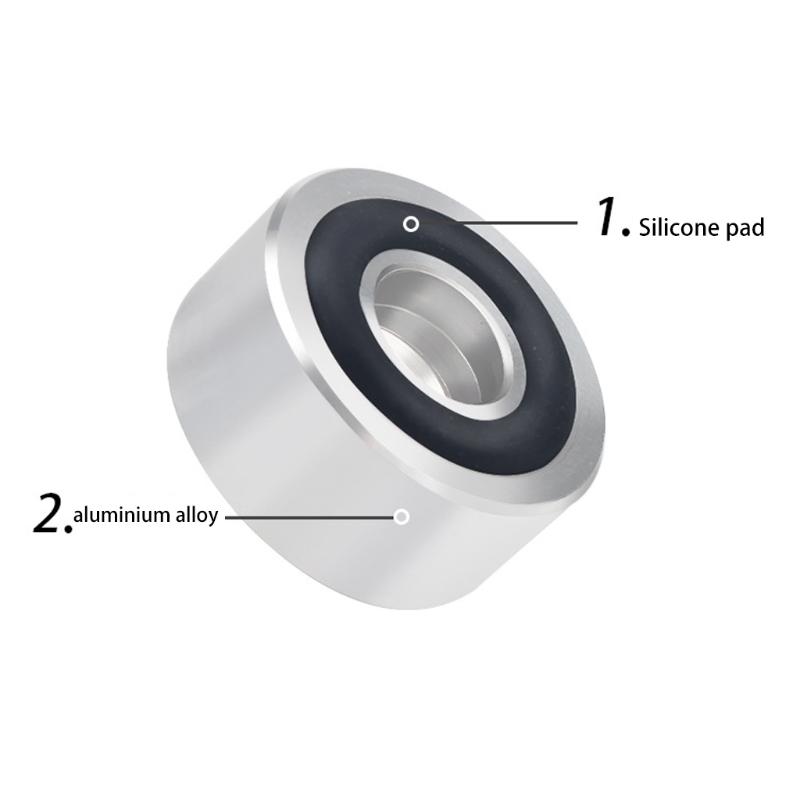 Vibration Absorption Stands Aluminum Adjustable Speaker Floor Protector Mats for Audio Equipment HiFi System Speakers