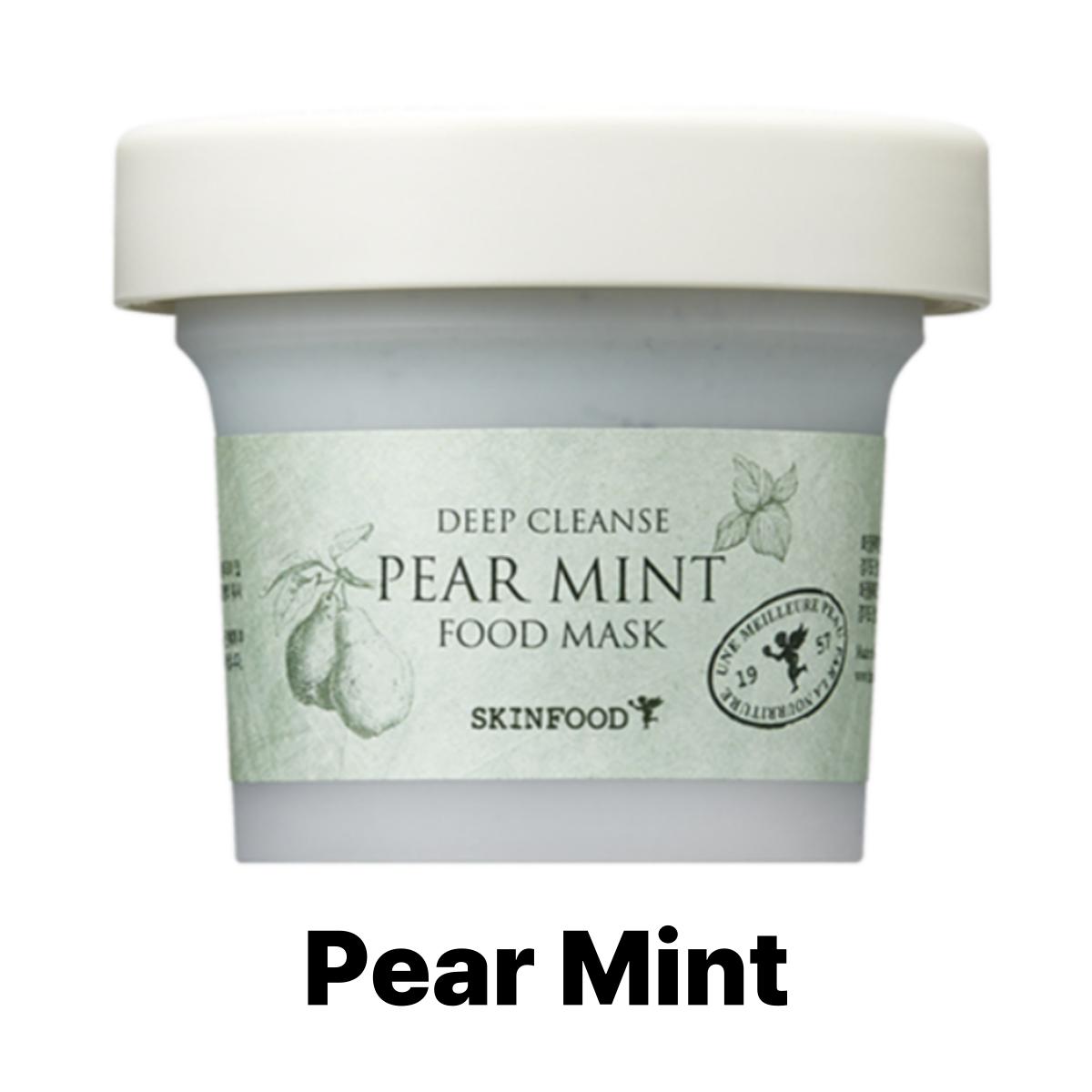 

Skinfood Пищевая маска 120г(Лаванда/Абрикос/Груша Мята/Мед Сахар/Клубничный сахар/Лимон) Pear Mint