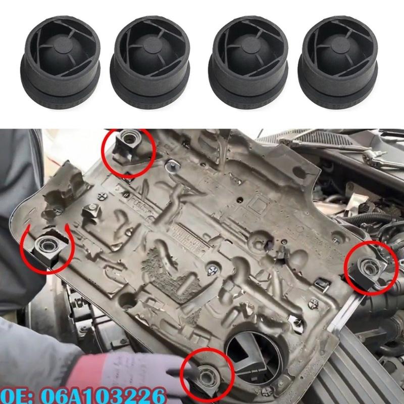 Packung mit 4 Motorhauben-Gummipuffer-Pads Motorhauben-Stoßfänger Einfach zu verwenden für überlegene Dämpfung & Vibrationsreduzierung