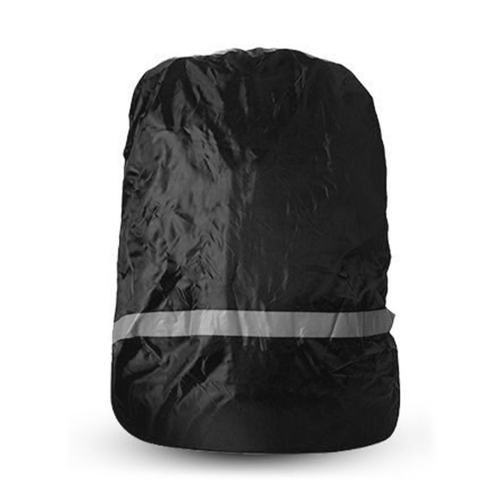Water proof Backpack Cover Rainproof Backpack Rain Cover with Reflective Strip for Hiking Camping Black M
