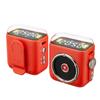 Mini Magnetic Backclip Bluetooth Speaker Time Display Hifi Sound Music Box Wireless Night Light MP3 Music Player Handsfree Call
