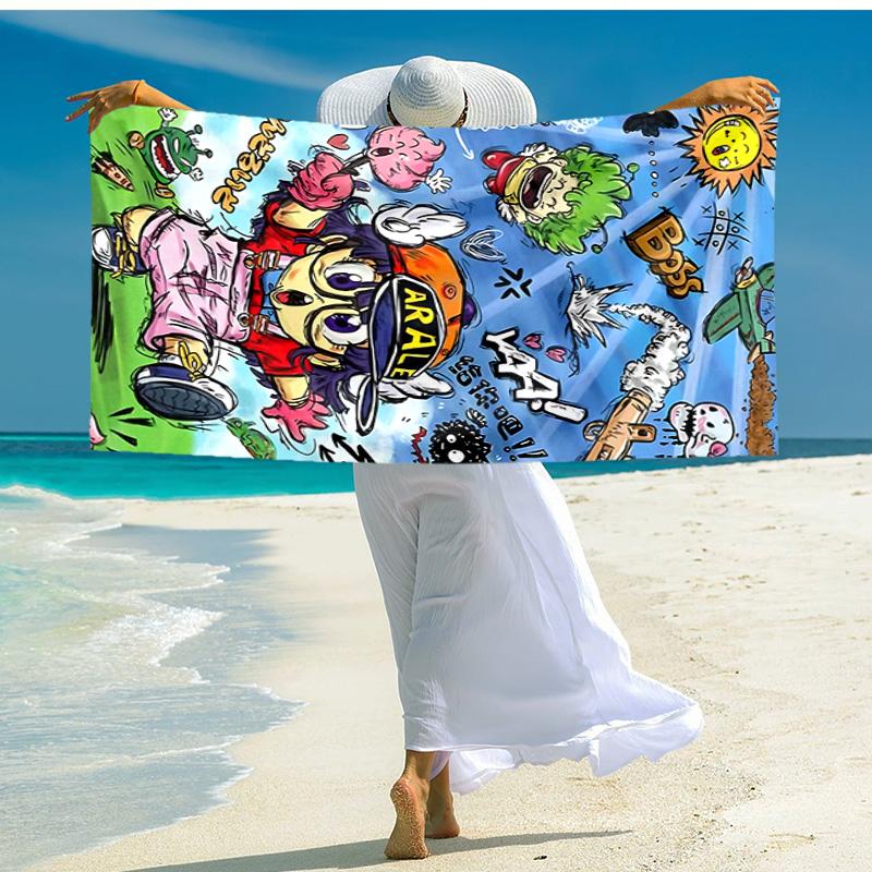 1pc Superhero Adventure Microfiber Beach Towels Quick Dry Towel Sand Beach Towels Pool for Travel Swim Pool. S072101185