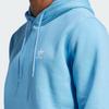 Adidas Originals Essential Trefoil Essentials Casual Sports Comfortable Hoodie Men hoodies Light-Blue IY4925