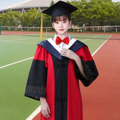 Yousheng Abschlusskappe und Talar Set Abschlussjahrgang 2025 Absolventenuniform Akademischer Doktor Talar mit Quaste für High School College Bachelor