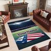 Atletico Madrid Customize Text Floor Rug Office Rug Suitable for Study room Kitchen Game Room Foyer Anti-slip Rug Office home decor Gift for Festivals