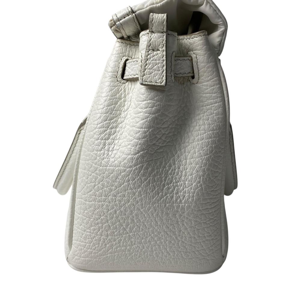 Used Maison MargielaShoulder Bag white leather Women