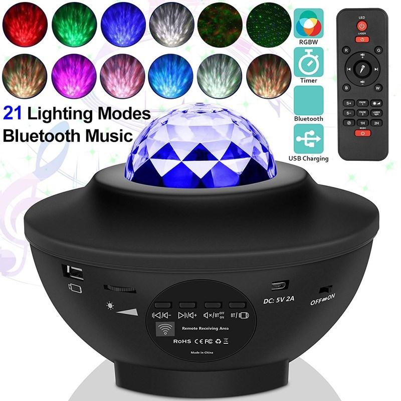 

Starry Night Lamp Light Bluetooth-compatible Remote LED Star Light Projector Light Type A