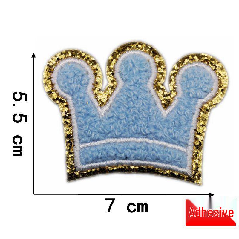 

Liteon Crown Gold Chenille Towel Embroidery Patch