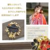 Baramoly Gold Hair Ornament Set with Perfect for and Other Japanese JH305 3-Piece Tsumami-Zaiku Design, Shichi-Go-San, Yukata, Kimono, Coming-of-Age
