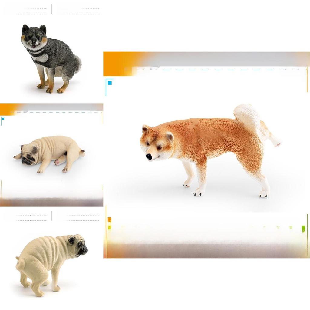 Pvc Realistic Shiba Inu Puppy Figure For Childrens Cognitive Play Animal Decor