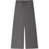 Casual Soft Woven Comfortable Quick-Dry Loose Mid-Rise Knitted Sports Pants Women Bottoms L226W039-00P5