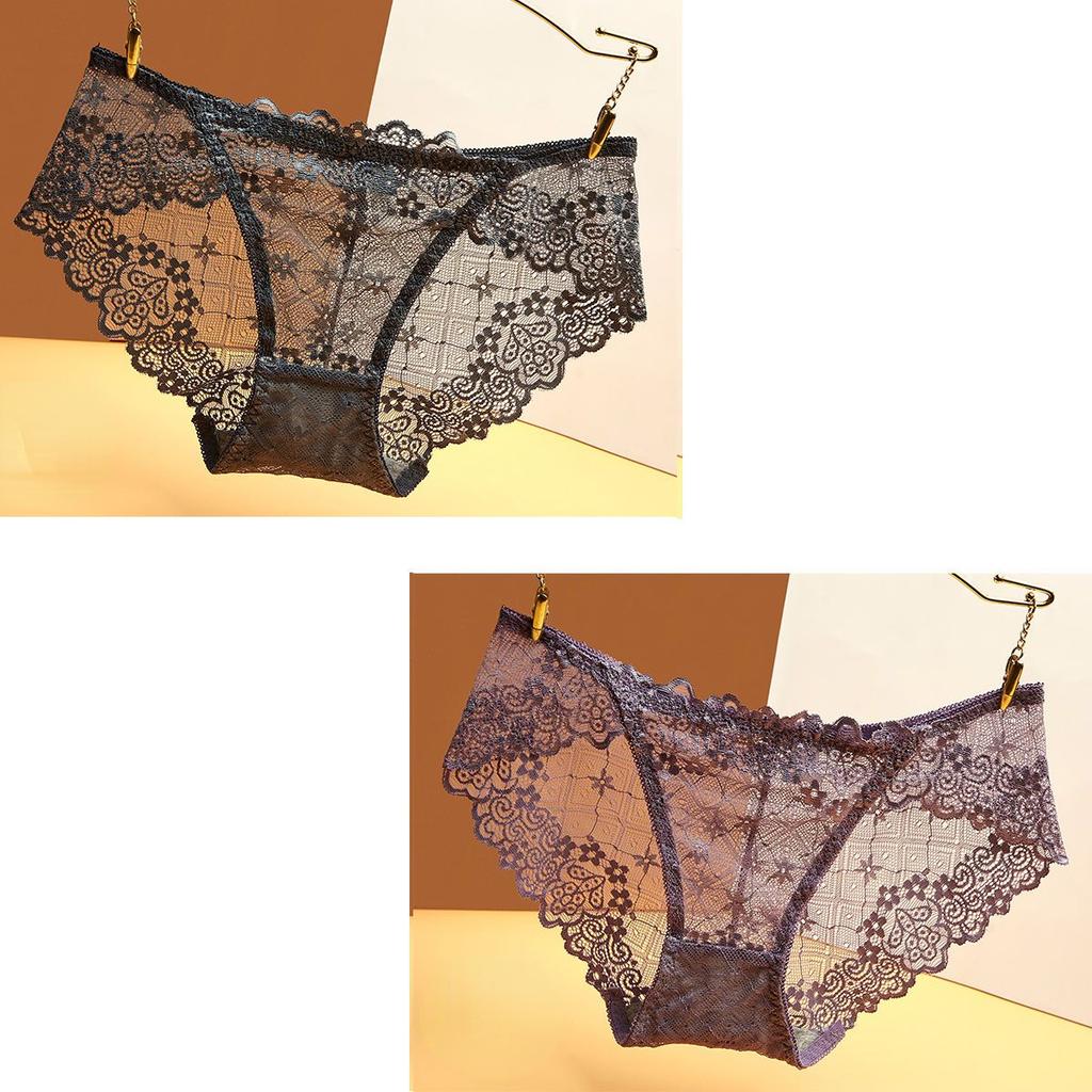 2/4PCS Spitze Sexy Höschen frauen Unterhose Niedrige Taille Unterwäsche Frauen Pantys Dessous