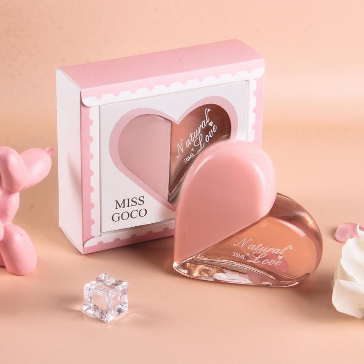 First Love Paris Heart Women's Long-Lasting Light Fragrance Perfume Set