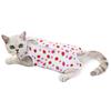 Cat Surgery & Weaning Suit: Anti-Lick Spay/Postpartum Wear for Spring & Summer, Four-Legged Design.