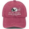 Patriotic Eagle  Years Baseball Cap Washed Denim Adjustable Outdoor Casual Hat