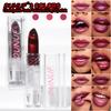 Moisturizing Cat Eye Lipstick Mirror Glitter Metallic Lipstick Diamond Pink Pearl Sparkling Lip Gloss Color Changing Lips Makeup
