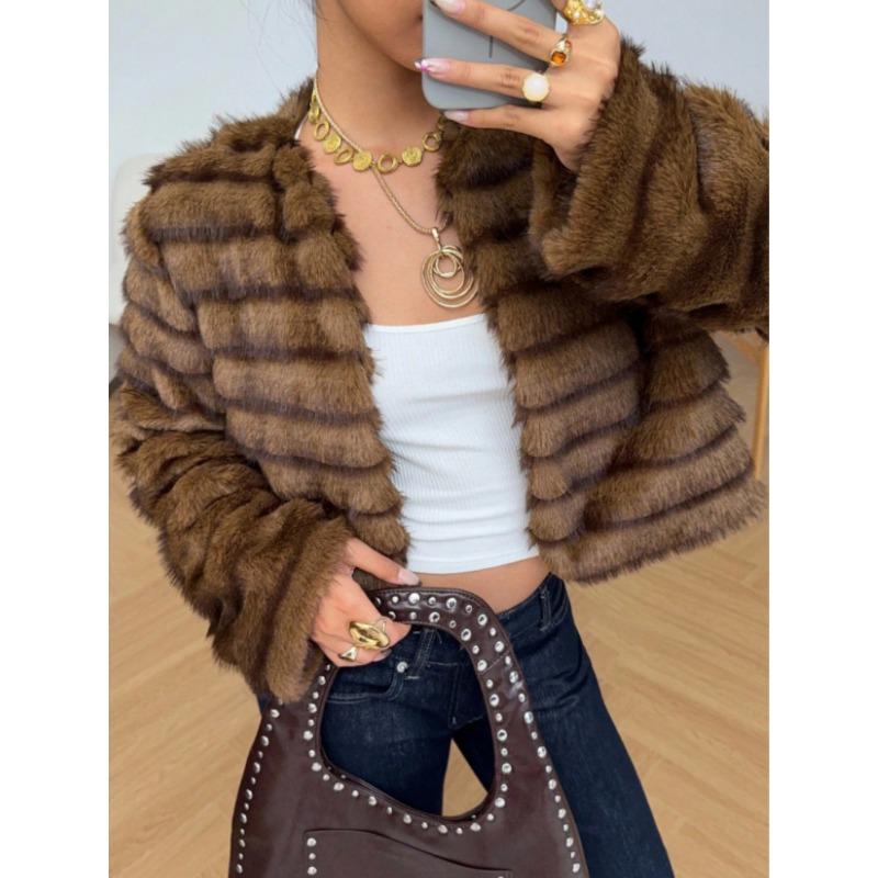 

Зимнее новое пальто из искусственного меха норки с воротником, короткое, экологически чистое, мех интегрированный, высококачественная куртка, женская одежда XXL