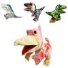 Jucărie de pluș cu marionetă de mână de dinozaur, moale și drăgălașă, pentru joaca imaginativă a copiilor