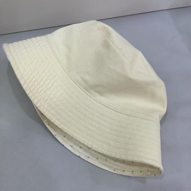 Fisherman's hat children spring and summer bow embroidery sunshade denim basin hat shows a small tide