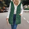 Women's And Winter Casual Fashion Solid Colour Hooded Jacket