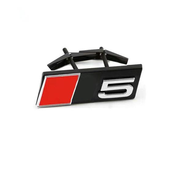 3d Style Abs for S3 S4 S5 S6 S7 S8 Letter Logo Car Stickers Front Decals Grill Cover Badge Decoration Accessories