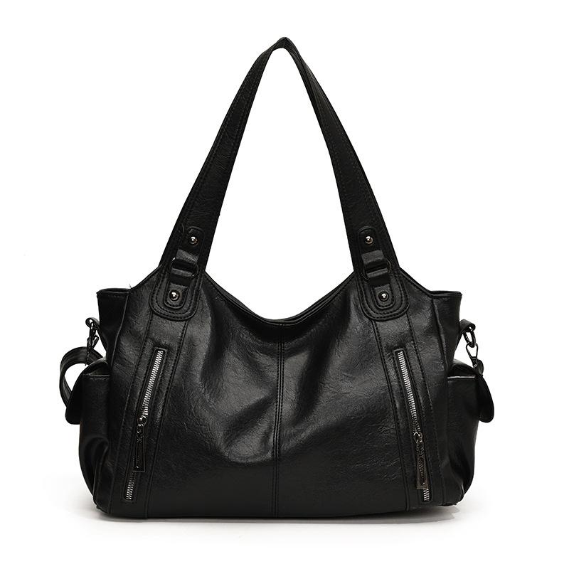 Bags Women's tote bags Large capacity autumn and winter single shoulder retro new retro textured single shoulder handbags
