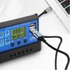 Solar Controller 10A 20A 30A PWM Battery Charger LCD Display Dual USB 5V Output 12V/24V 50A 60A Solar Regulator LCD Display
