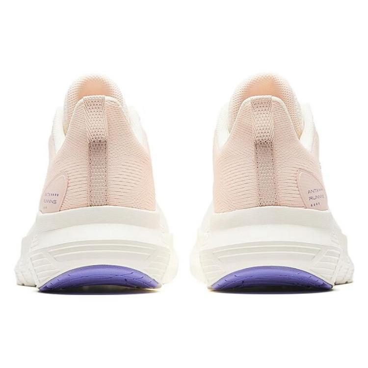 New Anta Light Cloud Cushioning Slip Resistant Low Top Running Shoes Women's White 122345530-1