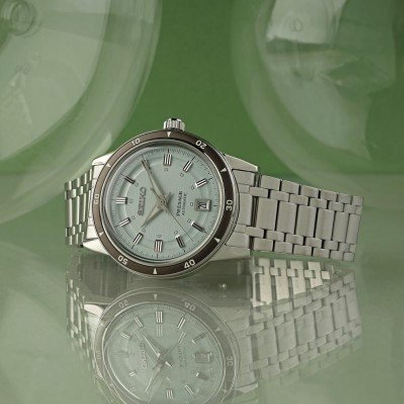 Seiko Presage 50m Water Resistant Automatic Mechanical Movement Stainless Steel Strap Watch 39.5mm SRPL71J1