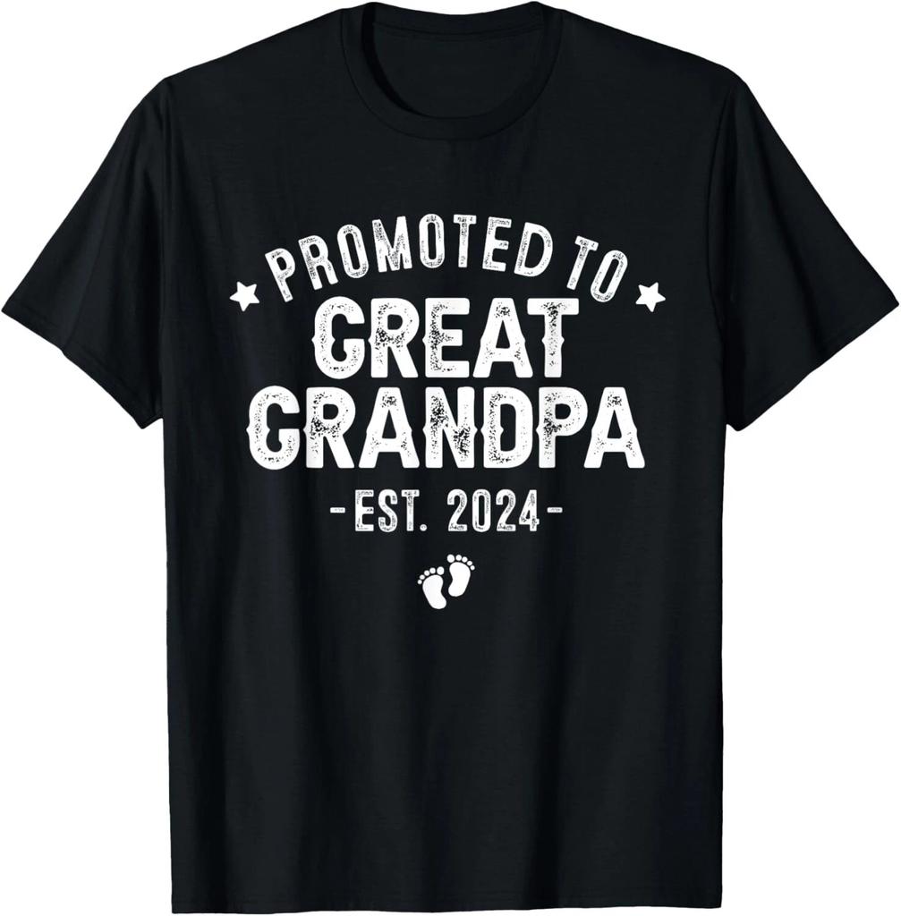 1st Time Great Grandpa Est 2024 New First Great Grandpa 2024 Gift Unisex T-Shirt